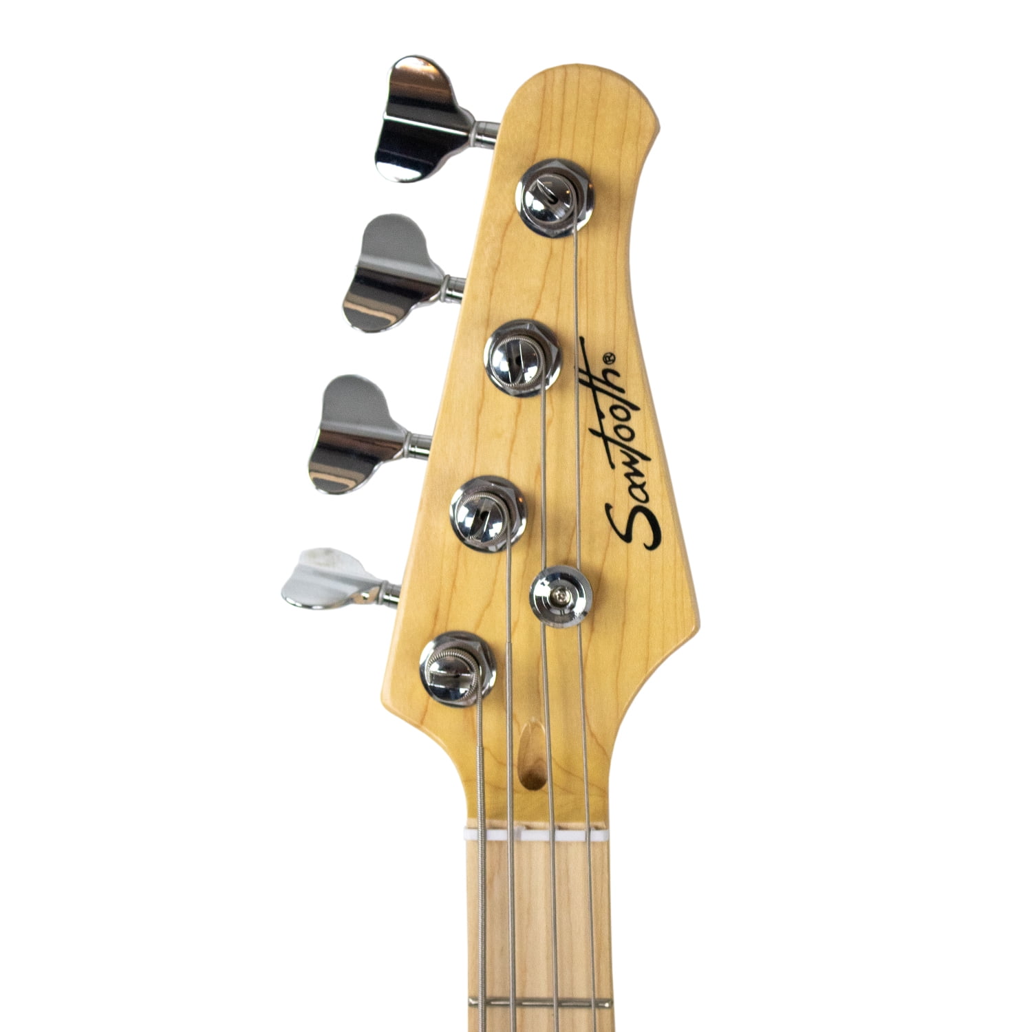 Sawtooth Americana Road Warrior Series Surf Green w Aluminum Pickguard Electric Bass Guitar