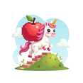 thumbnail image 5 of cartoon Unicorn Stickers, Waterproof Unicorn Sticker for Water Bottle Laptop Phone Cases Planner Skateboard Luggage Helmet Party Favor Decor, Ideal for Adults Teens Teacher Rewards, 5 of 9
