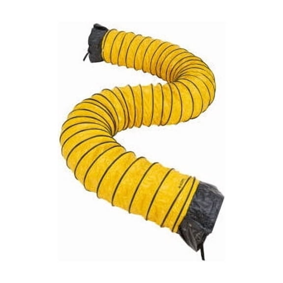Global Industrial Indoor/Outdoor Flexible Duct 20""Dia. x 25'L Yellow