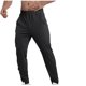 thumbnail image 1 of Pantalones largos de alta elasticidad para entrenamiento, running, para hombre, informales, deportivos, con cremallera, de color liso, 1 of 6