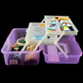 thumbnail image 3 of Coofit Art Toolbox Creative Fashion 3-layer Plastic Art Supply Box Painting Case, 3 of 4