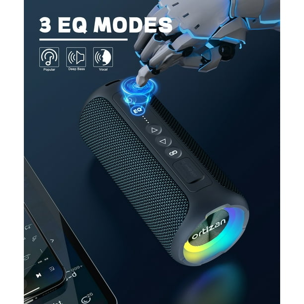 Ortizan X8 Pro 40W Bluetoothスピーカー LED防水 Ortizan X8 40W Deep Bass, Large Water Resistant Bluetooth