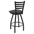 thumbnail image 2 of 410 Jackie 30" Swivel Bar Stool with Anodized Nickel Finish and Canter Storm Seat, 2 of 4