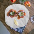 thumbnail image 3 of MasteelfCA 1Pc Irregular Fold Ceramic Tray Home Food Serving Tray Ceramic Kitchen Utensil, 3 of 8