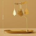 thumbnail image 1 of Sostenedor giratorio de soporte de lámpa giratorio de NAVIDAD decoración bandeja giratorio candeliere pa boda chimenea Árbol de Navidad Colco Portavelas giratorio, 1 of 7