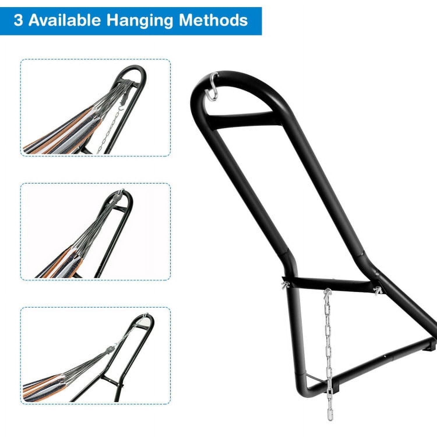 Aimee Lii Indoor and Outdoor Hammock Frame Heavy Steel Frame Hanging Hooks, Hammock Camping Chair Aimee Lii Indoor and Outdoor Hammock Frame Heavy Steel Frame Hanging Hooks, Hammock Camping Chair