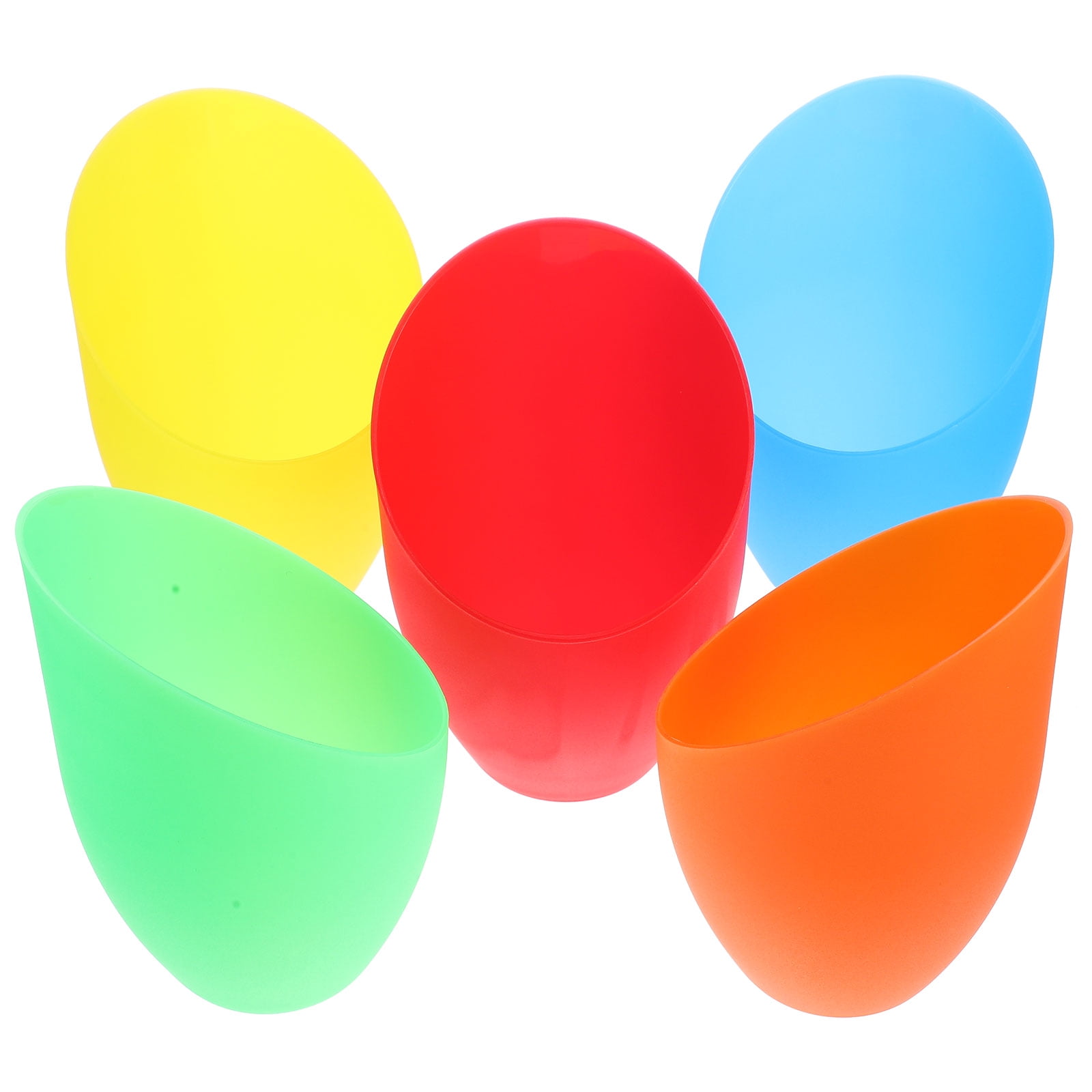 NUOLUX 5pcs Plastic Lampshade Replacement Plastic Lamp Shade Horseshoe