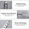 thumbnail image 4 of Soporte para colgar en la pared, juego de 2 estantes de secado de pared plegables de acero inoxidable, secador de ropa de pared plegable, colgador de pared, estante de secado de pared plegable para, 4 of 5