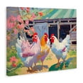 thumbnail image 2 of Stupell Industries Contemporary Colorful Chickens in Sunlit Yard Canvas Art, 48 x 36, by Creative Studio, 2 of 8