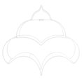 thumbnail image 1 of Shisuyan Lampshade Frame Table Lamp Frame Desk Lamp DIY Frame Lampshade Making Supply, 1 of 8