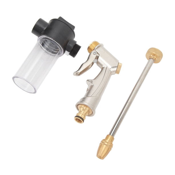 Rocuador de Agua de Lavado de Autos, Brote de Riego de Barra Extendida Cabezal Ajustable Para El Automóvil