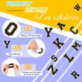 thumbnail image 2 of WILLBOND, 52 unidades, letras autoadhesivas de chenilla de la A a la Z, 5,5 cm, 2 of 7
