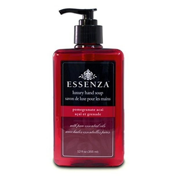 Essenza Hand Soap Pomegranate Acai, Red (Pack of 10)