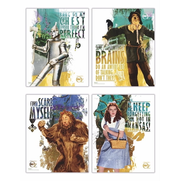 The Wizard of Oz (Off To See The Wizard) TrendyPrint™ Wall Art Set TP08100377