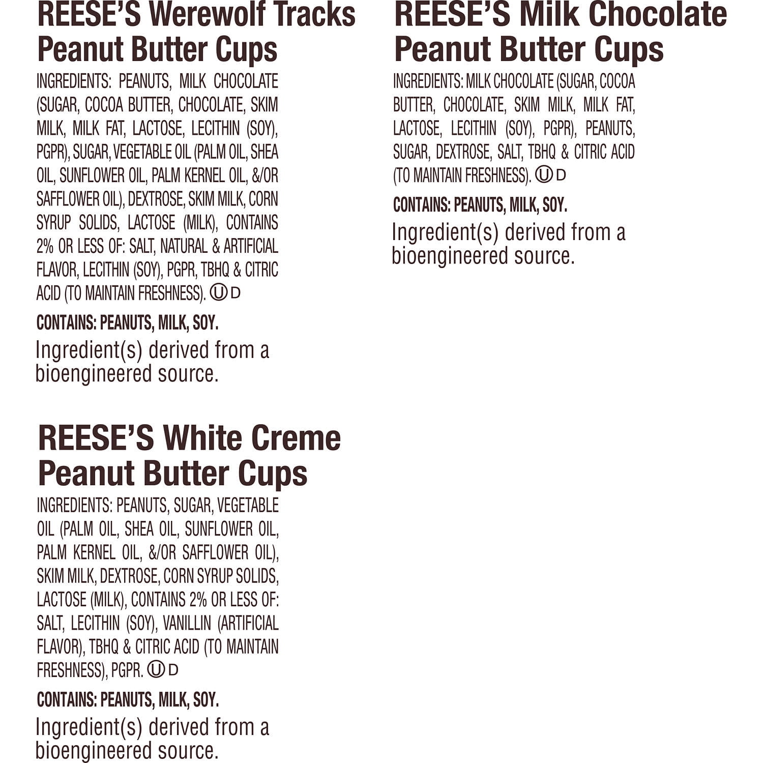 Reese's Assorted Flavored Snack Size Peanut Butter Cups Halloween Candy, Bulk Bag 35.75 oz, 65 Pieces