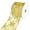 Gold, variant on Metallic Glitter Christmas Snowflake, Stripe Sheer Wired Ribbon, 2-1/2-Inch, 10-Yard - Gold