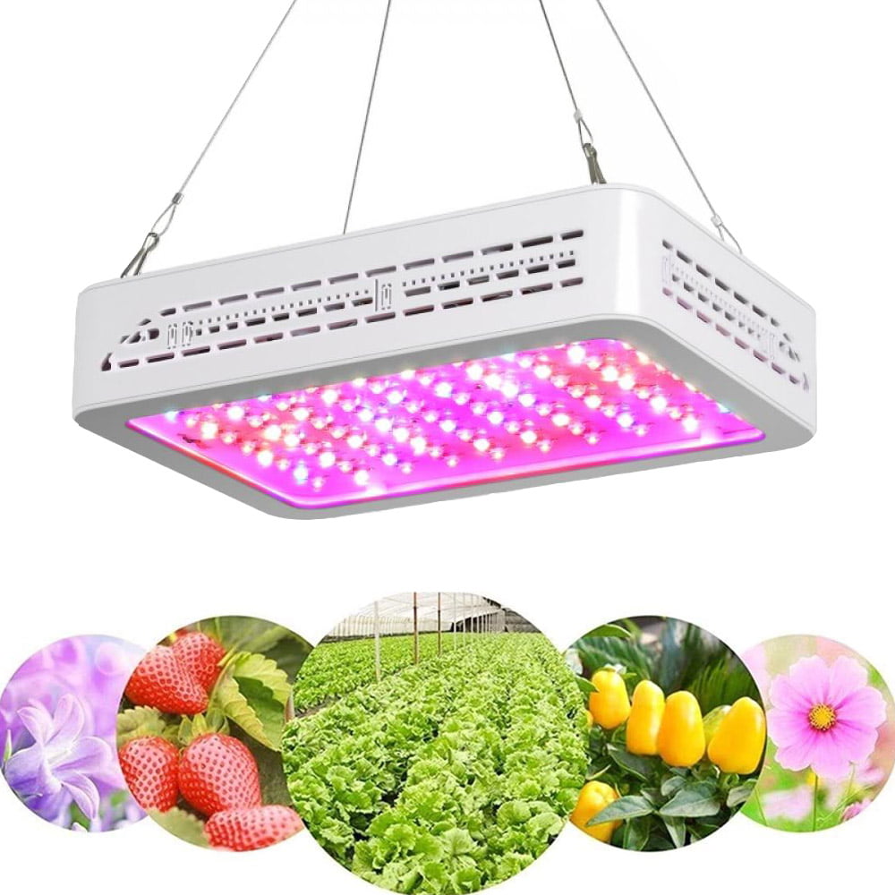Dual LED Full Spectrum Grow Light Flower Plant Clip Hydro Greenhouse Room Garden 