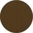 thumbnail image 1 of Ahgly Company Indoor Round Patterned Dark Bronze Brown Area Rugs, 3' Round, 1 of 6