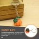 thumbnail image 5 of Simulación de 10 piezas de llaves de calabaza Ornamento colgante de bolso Halloween Pumpkin Key anillo, 5 of 6