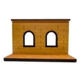thumbnail image 1 of DOLITY Panneau de Fond en Bois pour Maison de Poupée, Fenêtre, Mur 1, 1 of 6