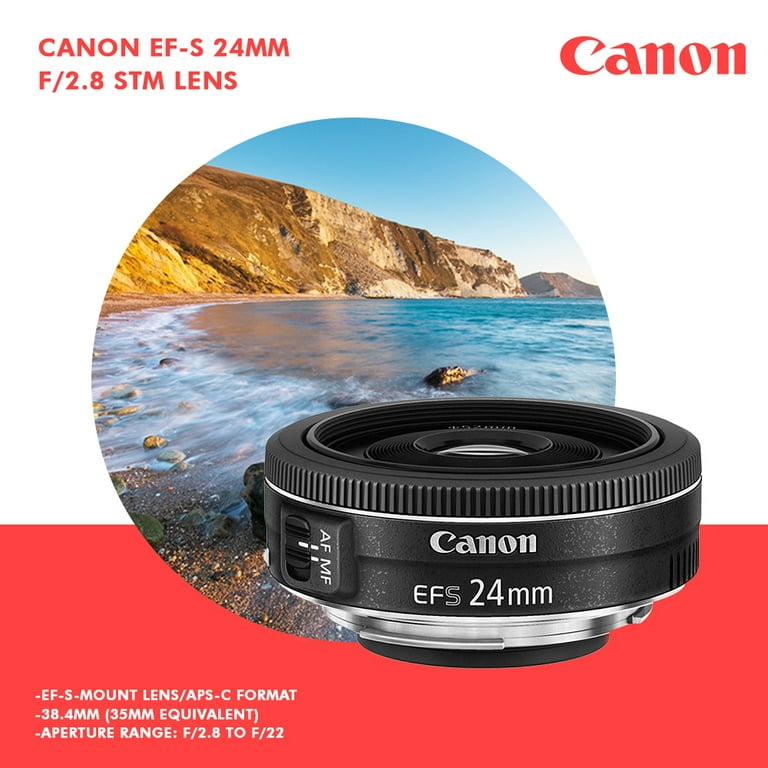Canon - ラクマン  Canon EF-S24F2.8 STM Amazon.com: Canon EF-S 24MM 1.2.8 STM : Electronics