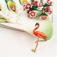 thumbnail image 3 of Ayyufe Red Enamel Flamingo Bird Brooches Pin Breastpin Women Animal Scarf Dress, 3 of 4
