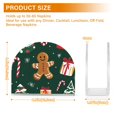 thumbnail image 4 of Yayeee Napkin Holder for Table Kitchen Paper Tissue Organization, Green Christmas Gingerbread, 4 of 8