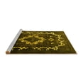 thumbnail image 2 of Ahgly Company Machine Washable Indoor Rectangle Persian Yellow Bohemian Area Rugs, 5' x 7', 2 of 4