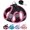 Black/Pink Trim, variant on All Weather Mesh, Reflective, No Pull Harness for Small, Medium Dogs, Cats - Secure with Hook & Loop Fastener, Buckle - Black/Hot Pink Trim, XXS