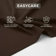 thumbnail image 6 of AK TRADING CO. 54" x 54" Polyester Square Tablecloth - Perfect for Any Occasion Like Parties, Wedding, Buffet Decoration, Indoor & Outdoor Use (Dark Brown), 6 of 20