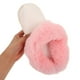 thumbnail image 4 of juego de forros cálidos para zapatos, pantuflas de felpa con bandas y pompón para zapatos, plantillas de repuesto para invierno, color rosa, talla 42-43, 4 of 8