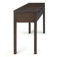 thumbnail image 7 of Simpli Home Hollander 60 inch Wide Solid Wood Contemporary Console Table in Warm Walnut Brown, 7 of 7