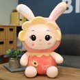 thumbnail image 3 of Muñeca de conejo de Sol de dibujos animados para niño, juguete de peluche suave, conejito de peluche, compañero de dormir, 3 of 5