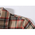 thumbnail image 6 of SSLR Flannel Shirts for Women Long Sleeve Button Down Shirts Plaid Lightweight Casual, 6 of 8