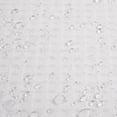 thumbnail image 5 of Barossa Design Waffle Weave White Shower Curtains Fabric for Bathroom, No Hooks Required, Hotel Quality & Water Repellent, 71" x 74", 5 of 7