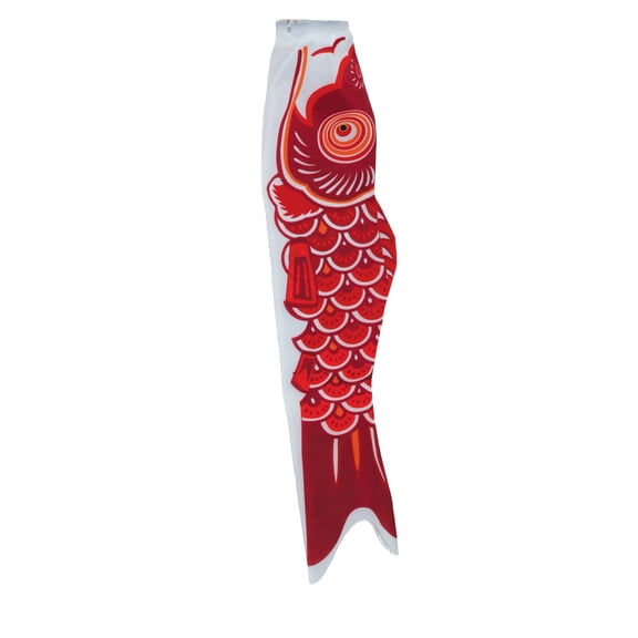 In the Breeze 4783 — Koi Fish Windsock, 36-Inch, Red — Bright Koinobori Decoration