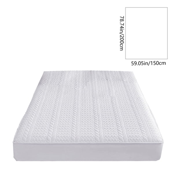 Sábana ajustable, funda protectora para colchón, sábana ajustable de bolsillo, cálida, transpirable, antideslizante, para el cuidado de la piel, sábana ajustable acolchada de algodón.