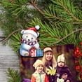 thumbnail image 5 of Christmas Teddy Bear Decorative Wooden Clip-on Ornaments of 6 by G. Debrekht - Christmas Decor - 8090011C-S6, 5 of 11