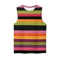 thumbnail image 3 of Mode Femmes Sans Manches Vêtement Imprimé Confortable Respirant Blouses Col en V Tops Vente en Liquidation, 3 of 4