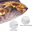 thumbnail image 3 of Balery Warm Sunflower Sleeping Cat Funda de Cojín Estampada, Regalos para Mujeres, Regalos de Amor para Ella, Regalos para Novia o Esposa, Funda de Almohada-16"x24", 3 of 6