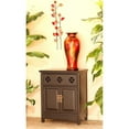 thumbnail image 4 of Heather Ann Creations W1039-06 Judith 21 in. Foiled & Lacquered Ceramic Vase - Copper, Red & Gold, 4 of 11
