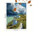 thumbnail image 3 of Beach Seascape Canvas Wall Art Print, Impressionist Coastal Decor for Living Room Bedroom Dining Room, 3 of 8