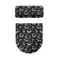 thumbnail image 5 of HELLHERO Bat Star Moon Fits All Toilet Shapes Elastic Edge Elastic Bottom Polyester Toilet Lid Seat Cover Set Household Easy to Install Elastic Installation, 5 of 8