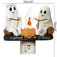 Halloween Ghost Campfire Flickering Light, Ghost Roasting Marshmallows