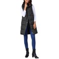 thumbnail image 2 of Women's Sleeveless Vest Casual Long Puffer Hooded Down Jacket S Black, 2 of 6