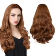 thumbnail image 1 of Perruque 24 Pouces Femme Cheveux Longs Bouclés Cheveux Longs Naturels Cheveux Longs Lisses Perruque en Forme de U Extensions, Perruque pour Femmes, 1 of 7