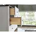 thumbnail image 6 of Ancerre Designs Hannah Right Basin Wood Bathroom Vanity Set in White, 6 of 12