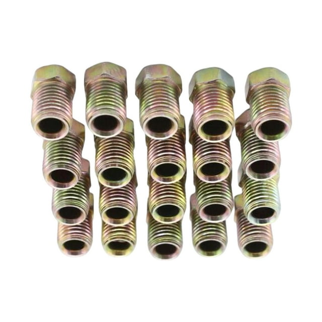 20 piezas 3 / 8-24 tuercas de tubo acampanadas invertidas para línea de Cola Tuerca de tubo acampanado invertida