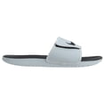 thumbnail image 2 of Nike Men's Kawa Adjustable Slide Sandals White/Black-White 12, 2 of 7