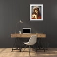 thumbnail image 3 of Dolci, Carlo 12x14 White Modern Wood Framed Museum Art Print Titled - Christ As The Man of Sorrows, 3 of 4